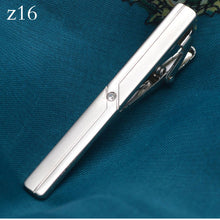 Load image into Gallery viewer, New Simple Metal Silver Tie Clip For Men Wedding Necktie Tie Clasp Clip Gentleman Tie Bar Crystal Tie Pin For Mens Gift