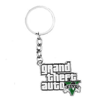 Load image into Gallery viewer, Hot Game PS4 GTA 5 Grand Theft Auto Keychain Key