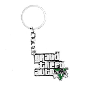 Hot Game PS4 GTA 5 Grand Theft Auto Keychain Key