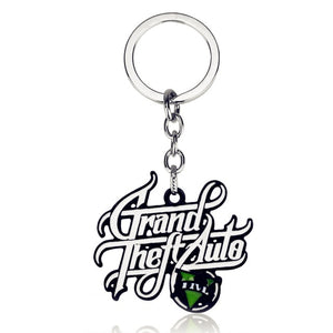 Hot Game PS4 GTA 5 Grand Theft Auto Keychain Key